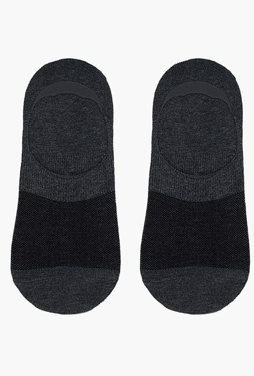 VAN HEUSEN Men Textured Formal No-Show Socks