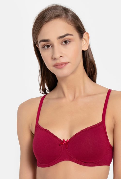 JOCKEY Solid T-shirt Padded Non-Wired Bra
