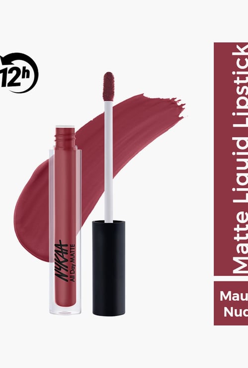 NYKAA All Day Matte Liquid Lipstick - Soul Sister
