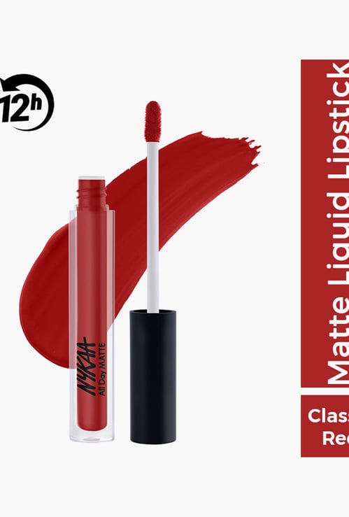NYKAA All Day Matte Liquid Lipstick - Cool Cop
