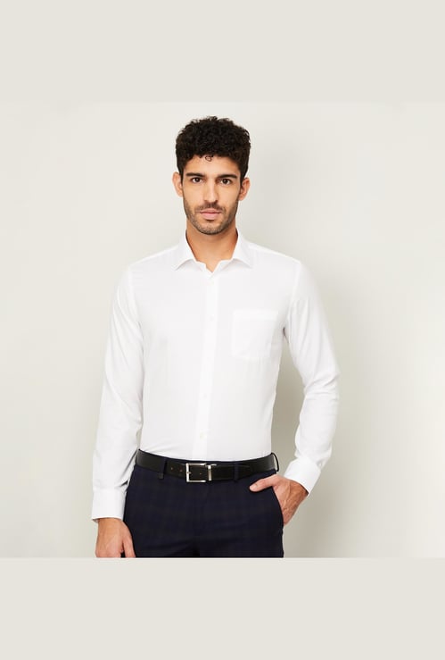 BLACKBERRYS Men Solid Slim Fit Formal Shirt