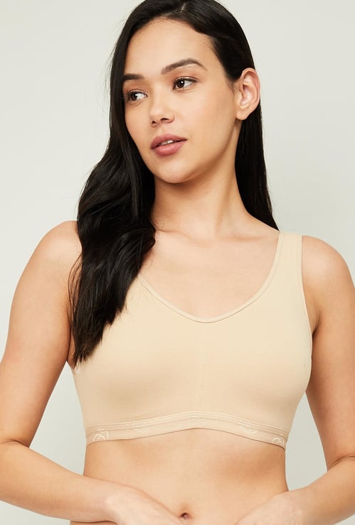 JOCKEY Solid Padded Non-Wired Sleep Bra