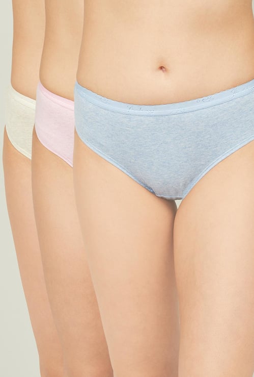 JOCKEY Women Solid Hipster Panty - Set Of 3