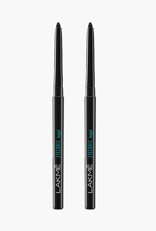 LAKME Eyeconic Kajal - Black - Set of 2 - 0.7 g