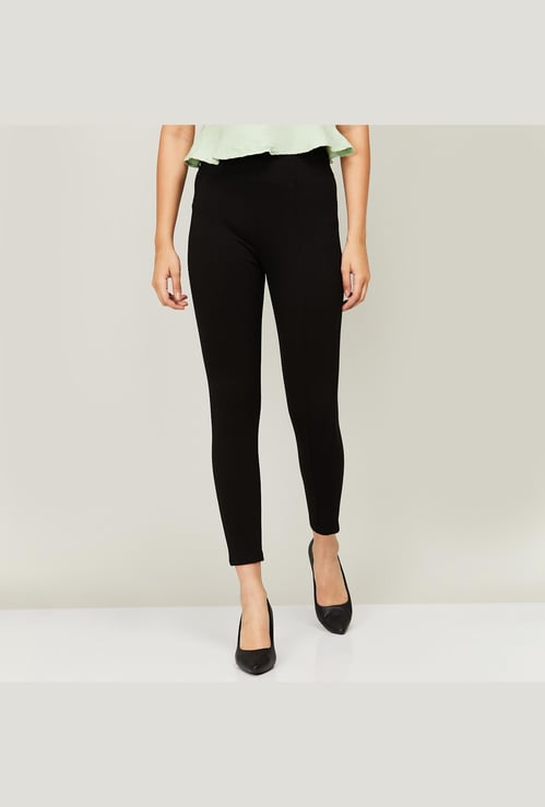 CODE Women Solid Treggings