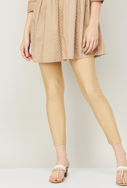MELANGE Women Solid Regular Fit Leggings