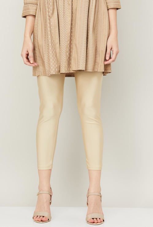 MELANGE Women Solid Regular Fit Leggings