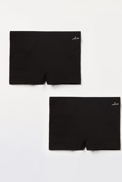 JOCKEY Girls Stretch Shorties - Set of 2