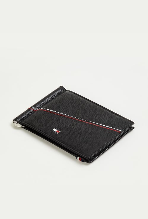 TOMMY HILFIGER Men Striped Bi-Fold Leather Wallet