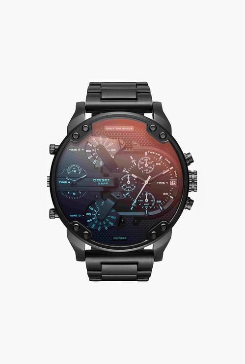 DIESEL Men Round Multifunction Watch with Metal Strap - DZ7395IT