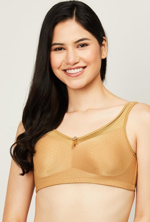 ENAMOR Women Solid Non-Padded Non-Wired Minimizer Bra