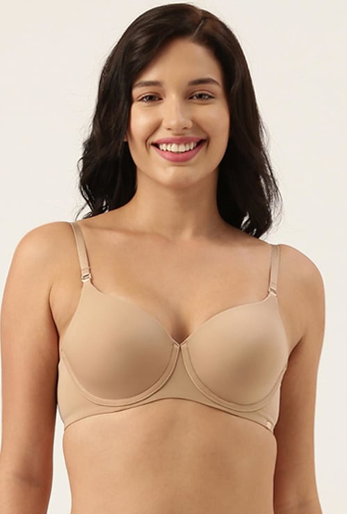 ENAMOR Padded Wired Plunge Bra