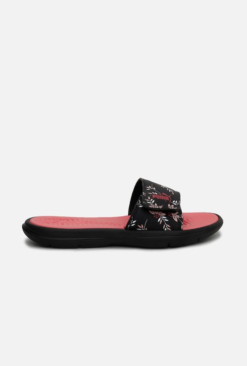 PUMA Women Floral Printed Sliders