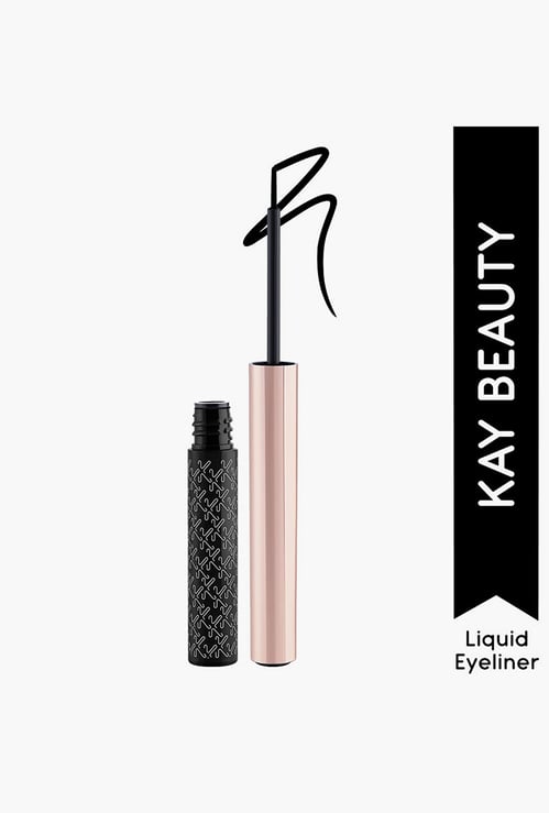 KAY BEAUTY Quick Dry Liquid Eyeliner - Black Canvas
