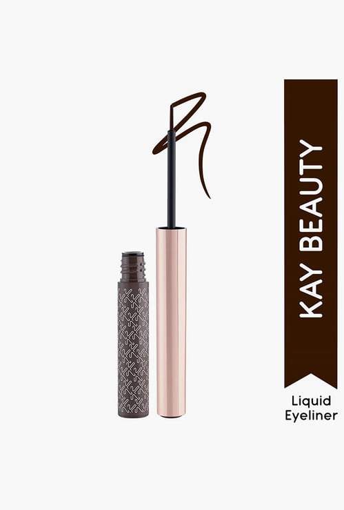 KAY BEAUTY Quick Dry Liquid Eyeliner - Grunge Raisin