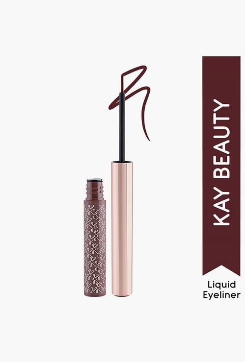 KAY BEAUTY Quick Dry Liquid Eyeliner - Sizzling Mocha
