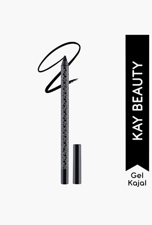 KAY BEAUTY Smudgeproof Jet Black Gel Kajal - Onyx