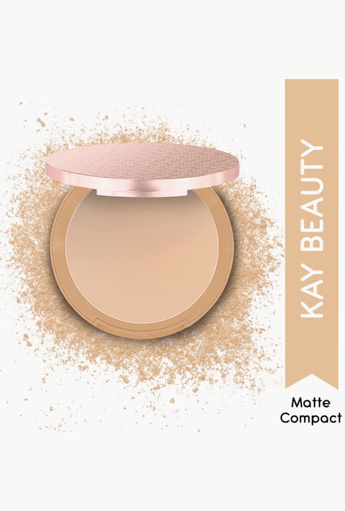 KAY BEAUTY Matte Compact - 110Y Light - 9g
