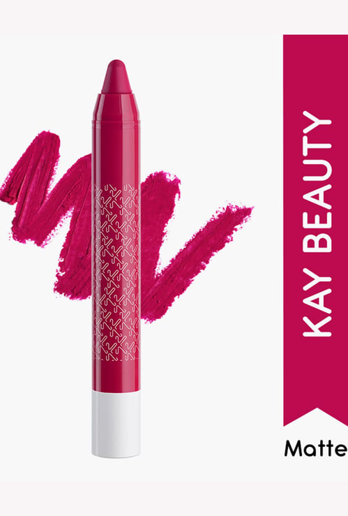 KAY BEAUTY Matteinee Matte Lip Crayon Lipstick - Entourage - 1.8g