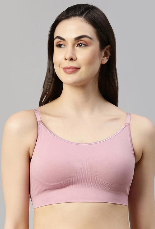 ENAMOR Solid Non-Wired Padded Bra