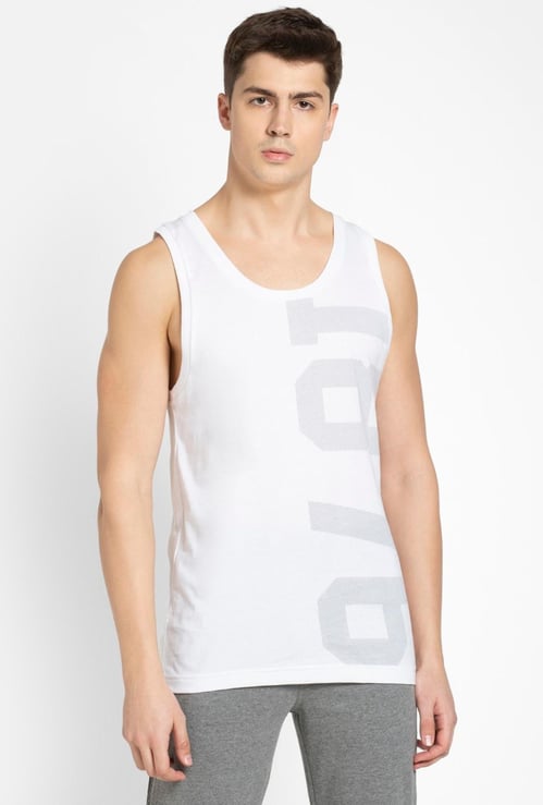 JOCKEY Men Printed Sleeveless Lounge T-shirt