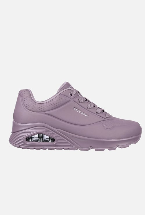 SKECHERS Women Solid Lace-Up Casual Shoes