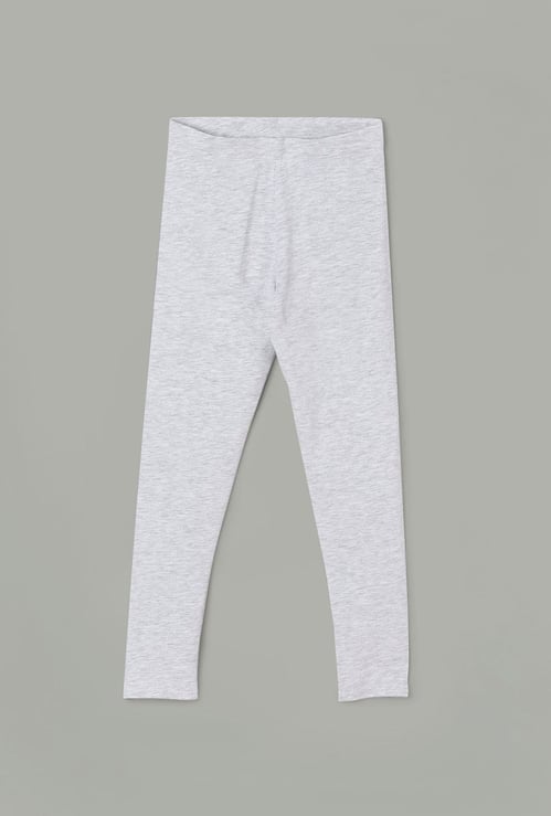 FAME FOREVER Girls Solid Elasticated Leggings
