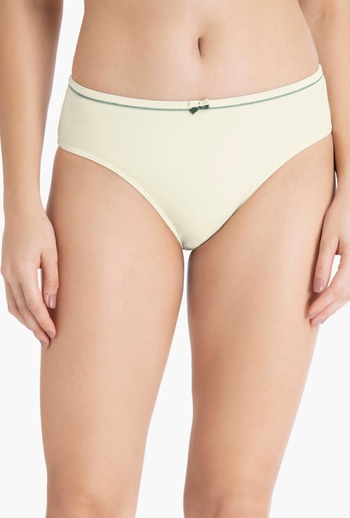 AMANTE Solid Elasticated Hipster Panties