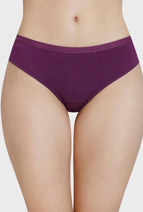AMANTE Solid Elasticated Hipster Panties