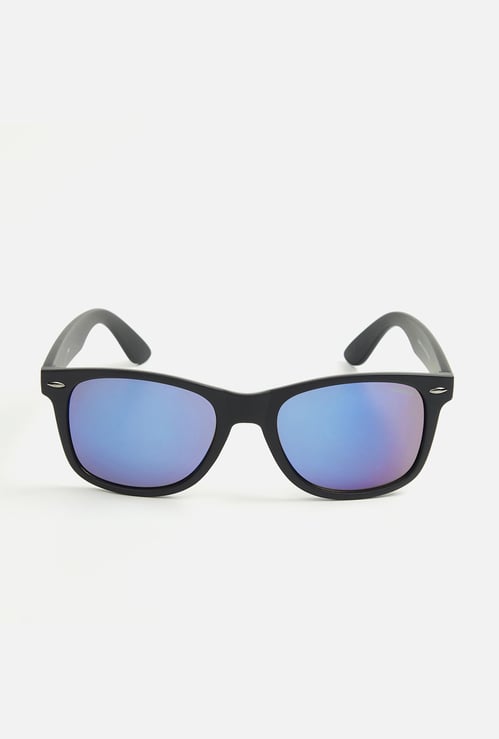 FORCA Men Solid UV-Protected Wayfarer Sunglasses - FR-WF2-1014-C02-53