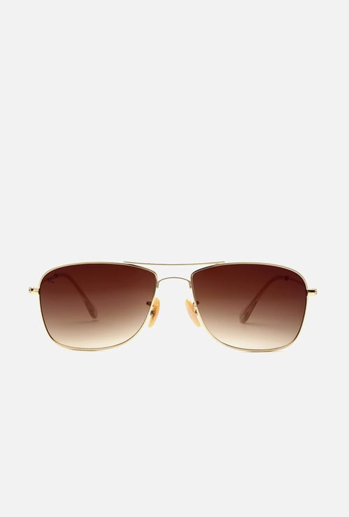 FCUK Men UV-Protected Square Sunglasses -  FC7638C158S