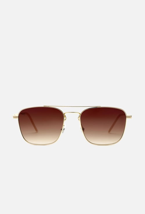 FCUK Men UV Protected Square Sunglasses - FC7640C155S