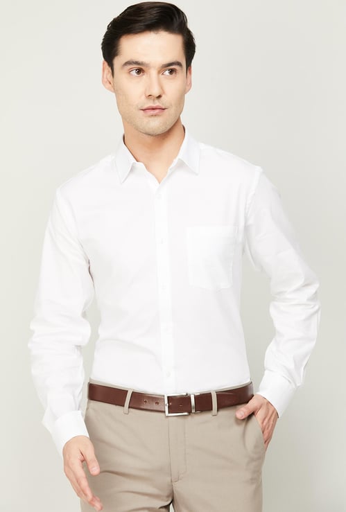 ARROW Men Solid Full Sleeves Slim Fit Formal Shirt