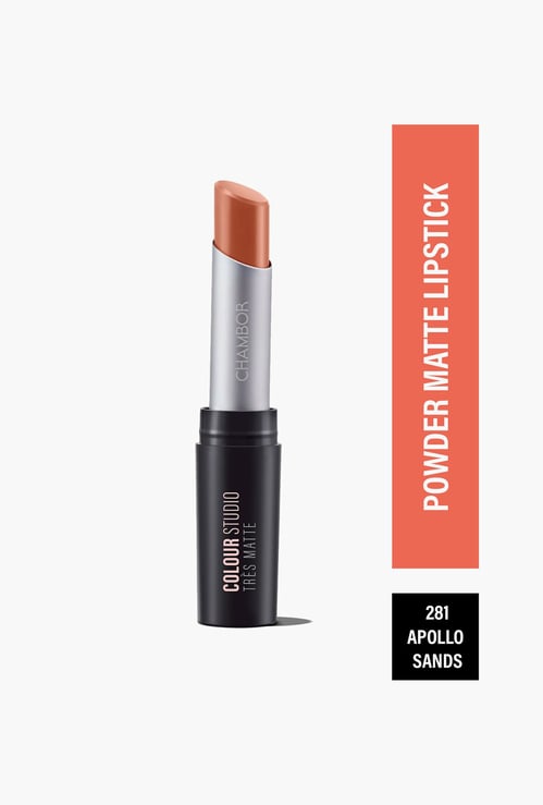 CHAMBOR Colour Studio Tres Matte SPF 30 Lipstick - Apollo Sands - 3.2g