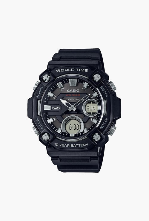 CASIO G-SHOCK Men Solid Analog-Digital Watch with Resin Strap - AD262