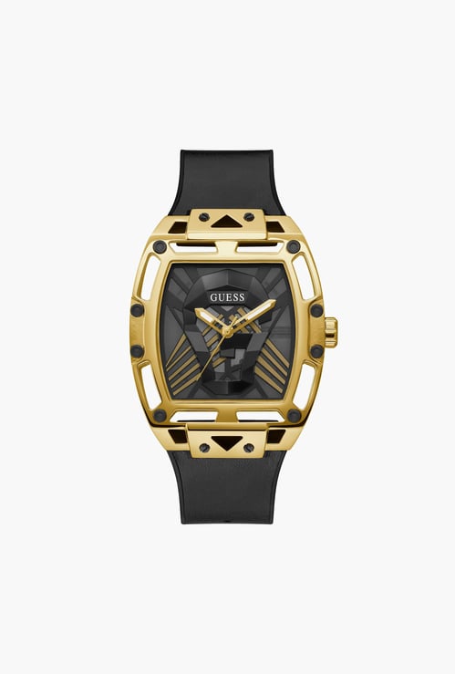 GUESS Men Analog Watch With Leather Strap - GW0499G1