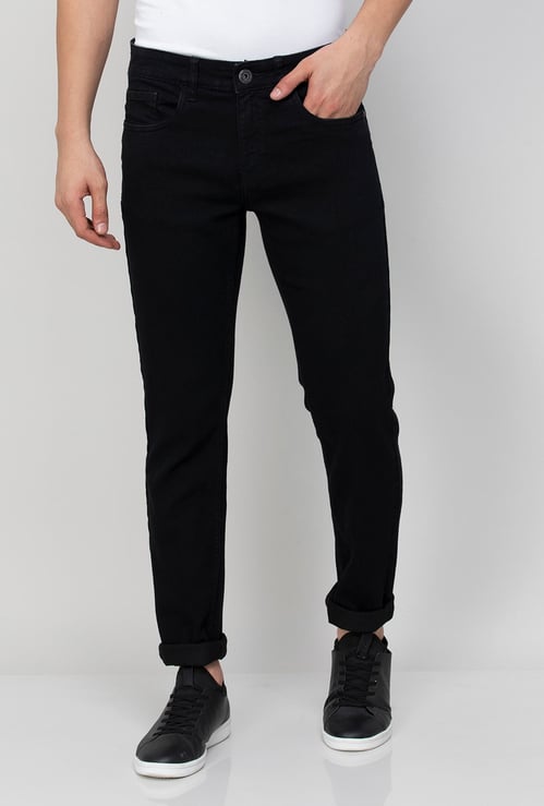 FORCA Men Solid Slim Tapered Fit Jeans