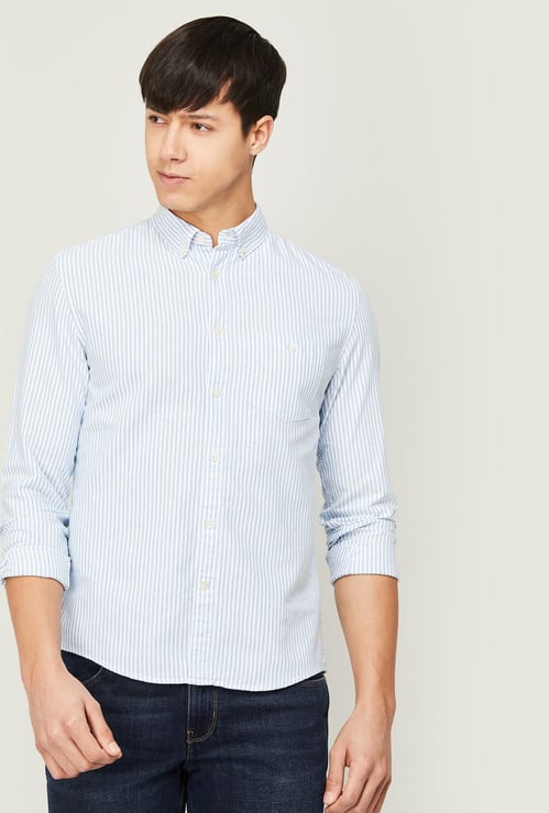 CELIO Men Striped Regular Fit Casual Shirt