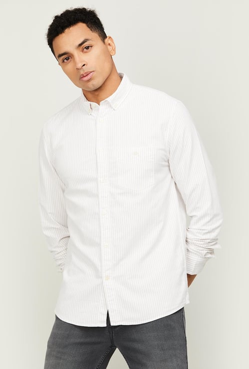 CELIO Men Striped Regular Fit Casual Shirt