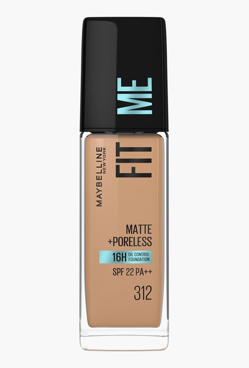 MAYBELLINE Fit Me Matte+Poreless SPF 22 Foundation - 312- 30ml