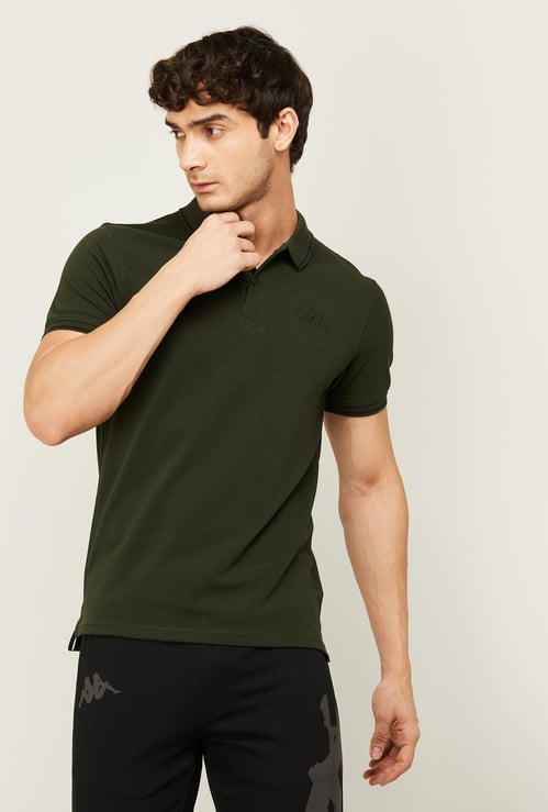 KAPPA Solid Sports Polo T-shirt