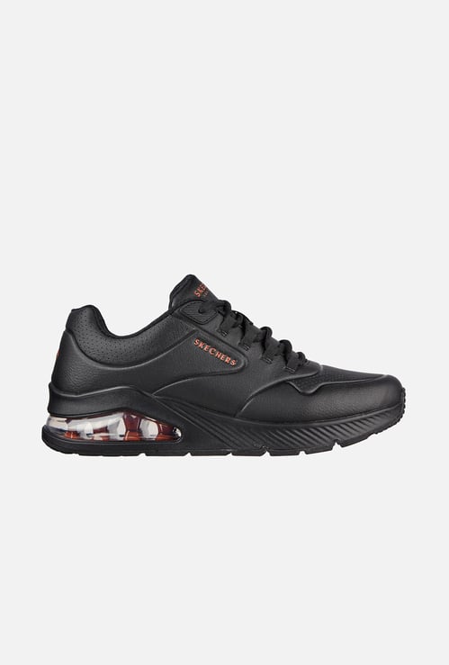 SKECHERS Men Perforated Lace-Up Sports Shoes