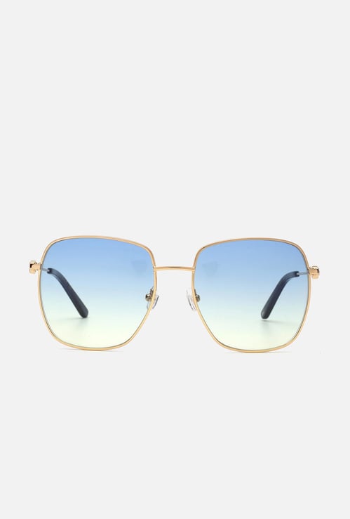 TOMMY HILFIGER Women Solid UV-Protected Square Sunglasses-  TH2607C4KGDBL55S