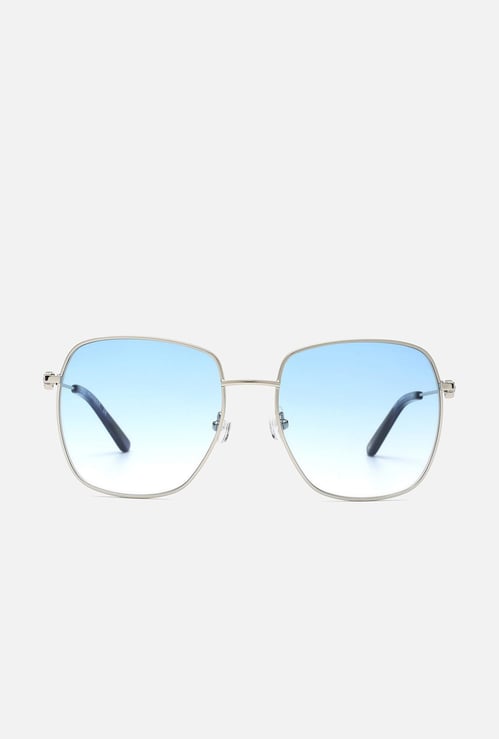 TOMMY HILFIGER Women Solid UV-Protected Square Sunglasses-  TH2607C5SIBLBL55S