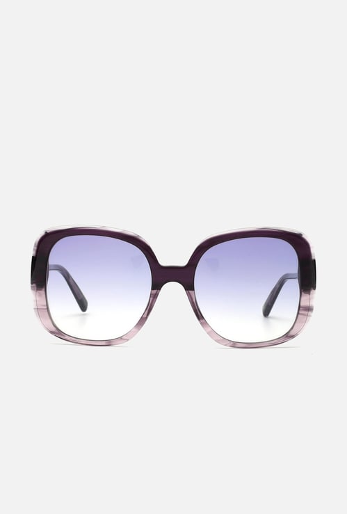 TOMMY HILFIGER Women UV Protected Butterfly Sunglasses - TH2621C5PURSIBL53S