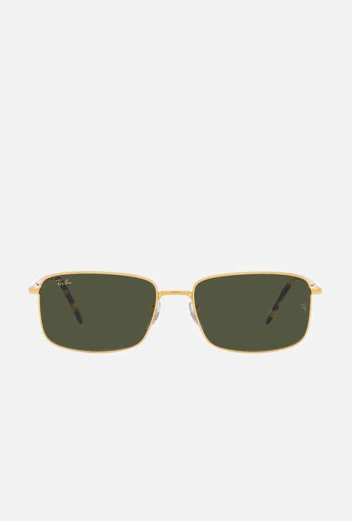 RAY-BAN Men UV-Protected Rectangle Sunglasses- 0RB3717-919631-57