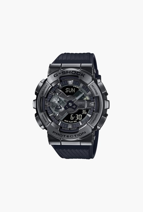 CASIO G-Shock Men Round Analog-Digital Watch with Resin Strap - G1370