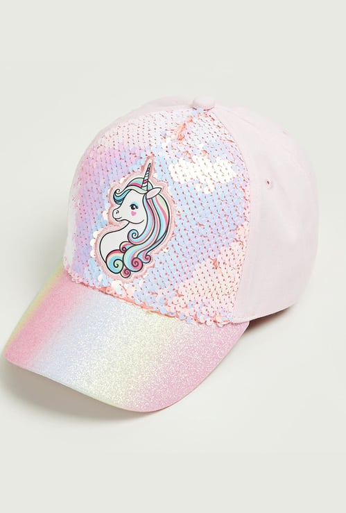 FAME FOREVER Girls Embellished Baseball Cap