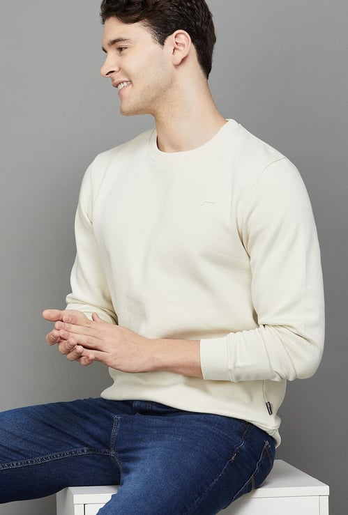 FAME FOREVER Solid Sweatshirt
