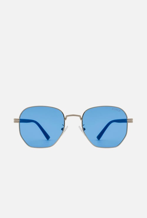 FORCA Men Solid UV-Protected Geometric Sunglasses - FR-GE-1059-C03